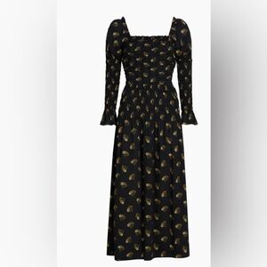 doen Wilmina Floral Smocked Maxi-Dress